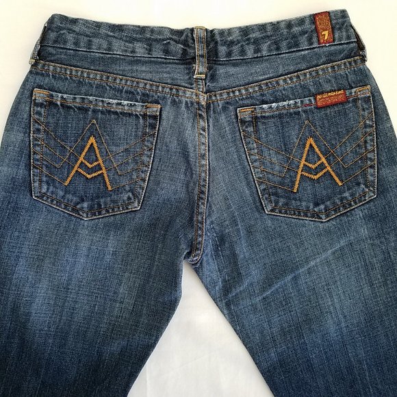 7 for All Mankind Jeans | 7 for All Mankind Jeans Tag 27 Actual 28 A Pocket | Color: Blue | Size: 28 | Dawnsbargains's Closet